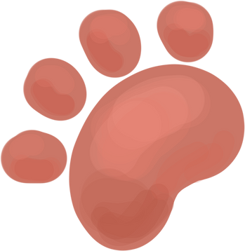 cat's paw print